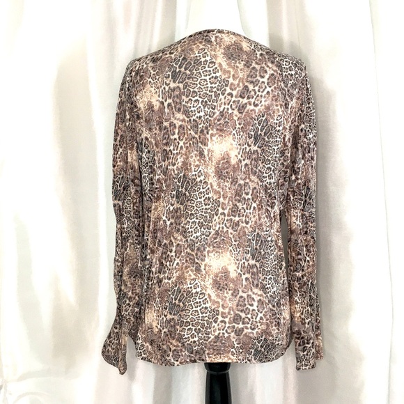 3 for $75!!! Bianca Nygård animal print long sleeved top, size 14. - Picture 2 of 3